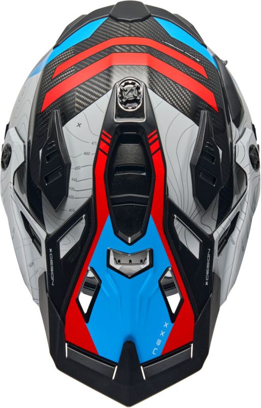 Nexx X.WED3 Carbon Furka Rojo Azul - vista 2
