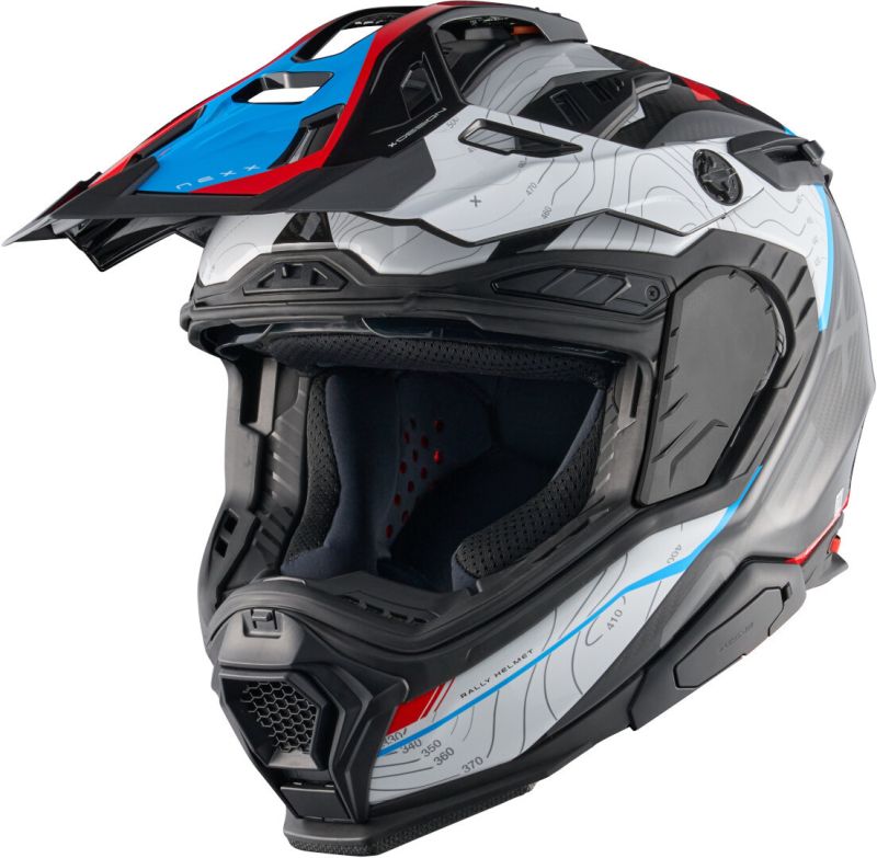 Nexx X.WED3 Carbon Furka Rojo Azul - vista 4
