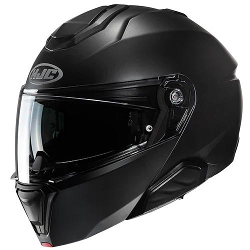 HJC i91 Solid Negro Mate - vista 1