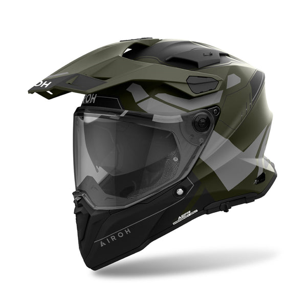 Airoh Commander 2 Reveal Military Verde Mate - vista 1