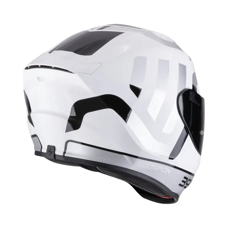 Scorpion EXO-391 Arok Blanco Negro Plata Brillo - vista 2