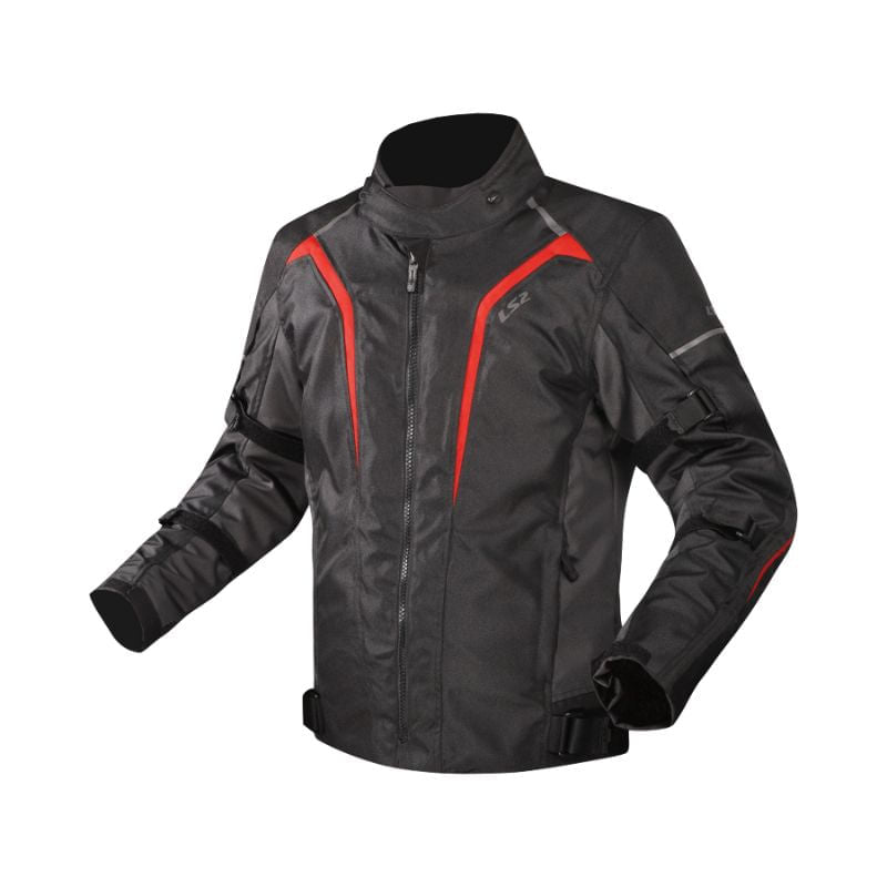 LS2 Sepang Man Negro Rojo - vista 1