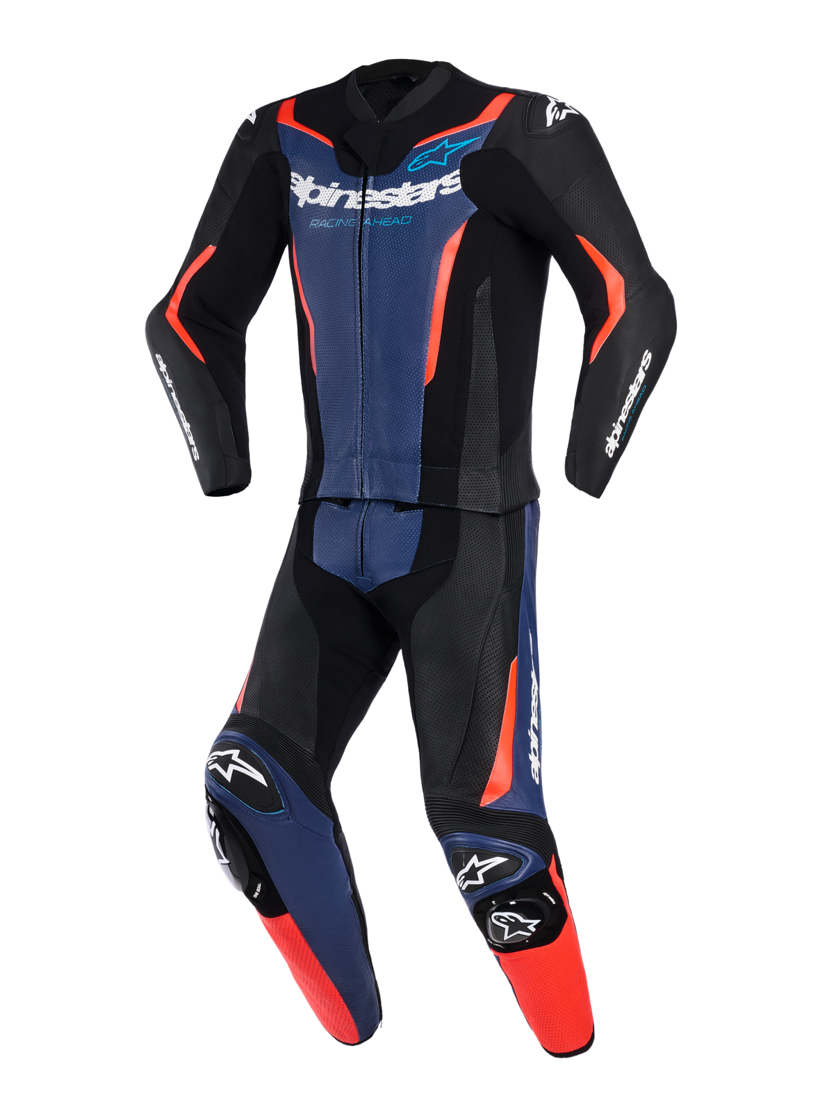 Alpinestars GP Force V2 1 Pieza Negro Azul Rojo Flúo - vista 1