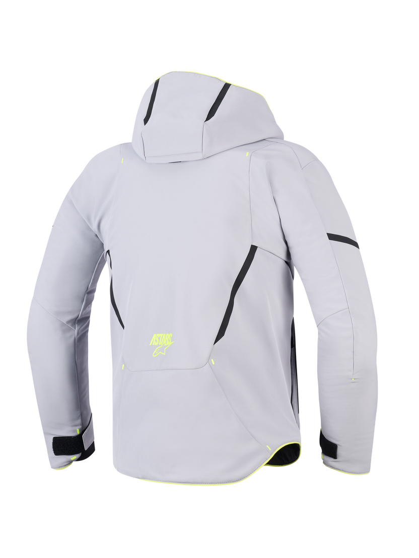Alpinestars Aeroshell Waterproof Gris Amarillo Flúor - vista 2