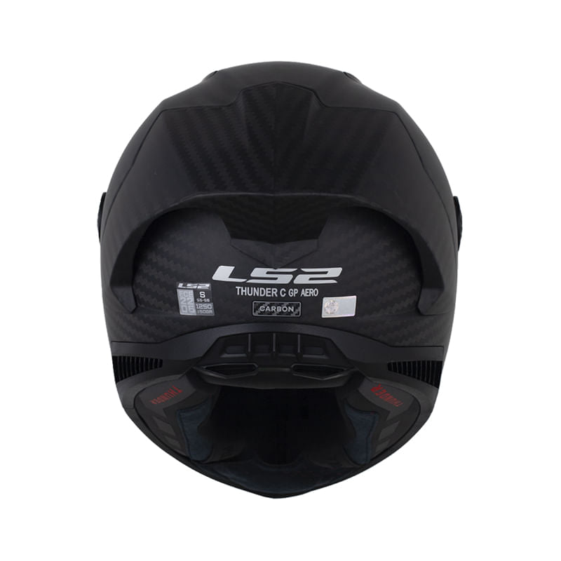 LS2 FF805 Thunder Carbon Solid Mate - vista 2