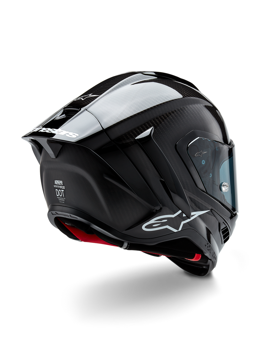 Alpinestars Supertech R10 Solid Negro Plata Brillo - vista 5