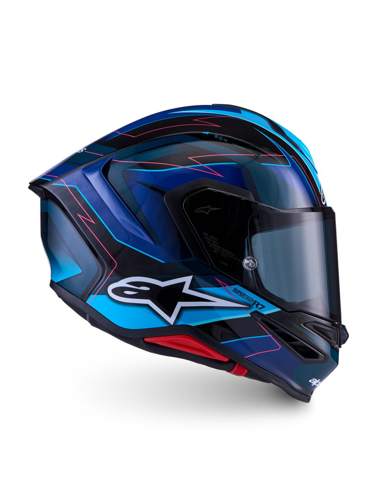 Alpinestars S-R7 Kinetis Negro Azul Rojo - vista 2