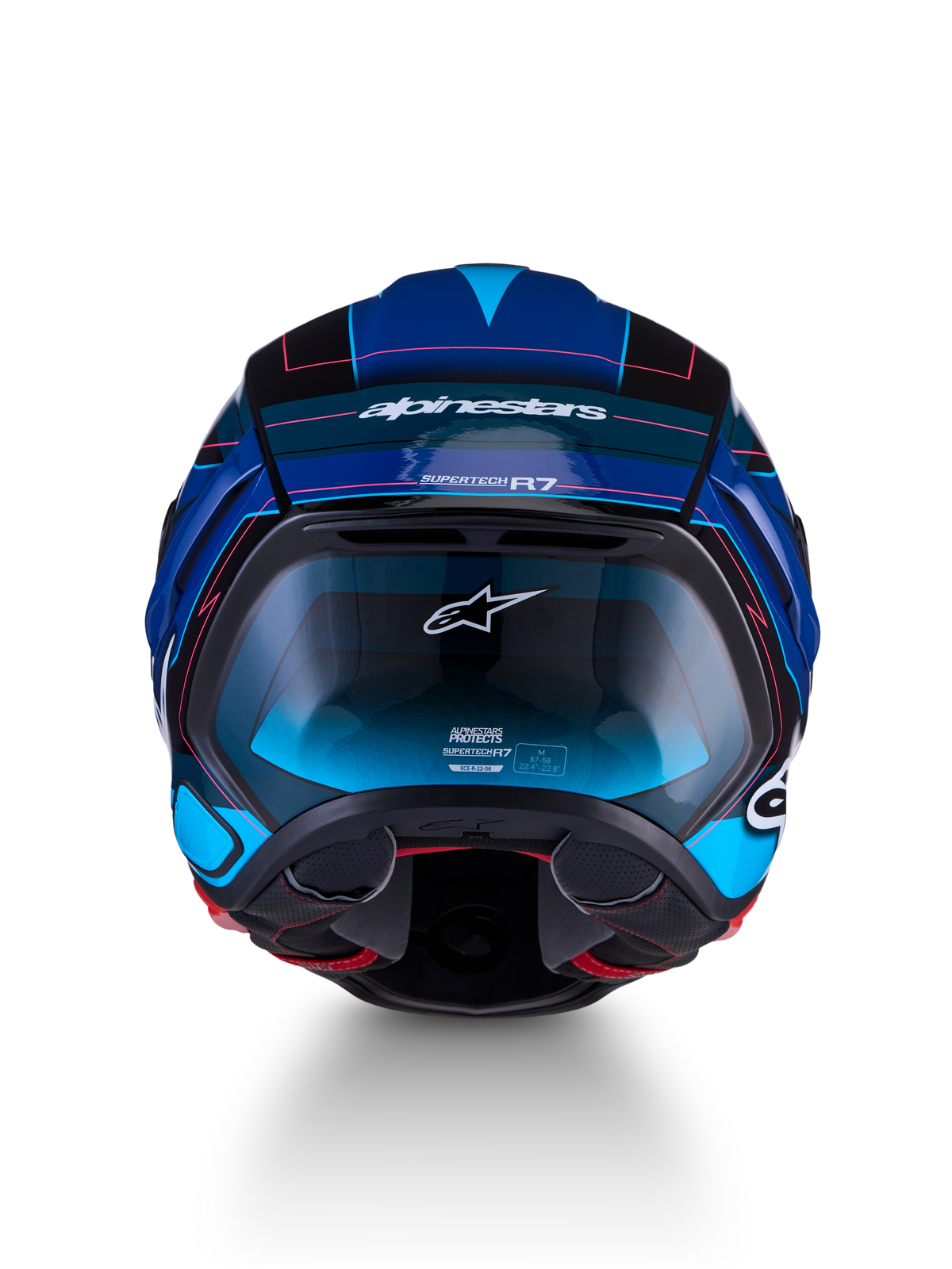 Alpinestars S-R7 Kinetis Negro Azul Rojo - vista 3
