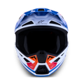 Alpinestars S-M7 Core Blanco Azul Naranja Rosa Brillo - vista 2