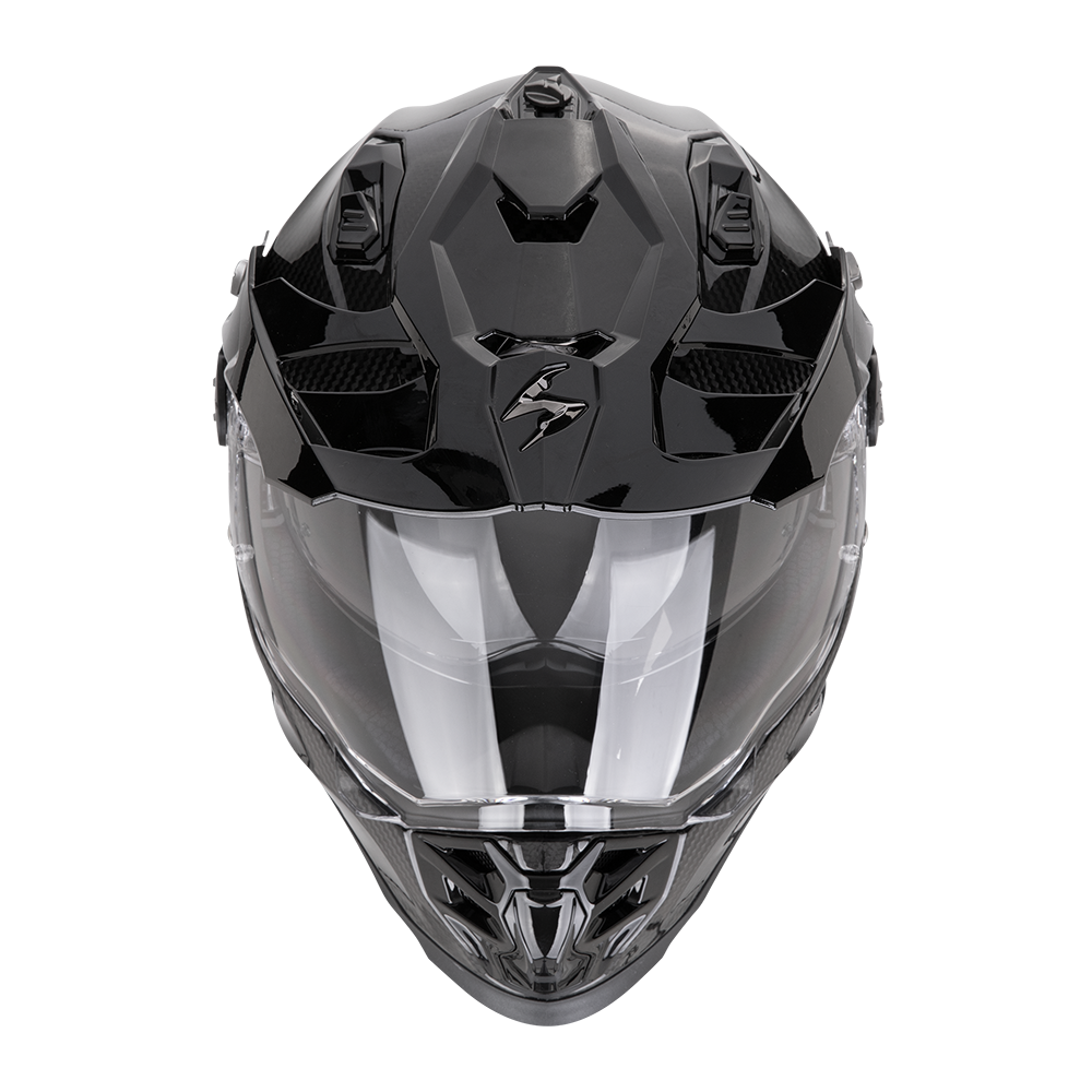 Scorpion ADF-9000 Carbon Air Solid Negro Brillo - vista 2
