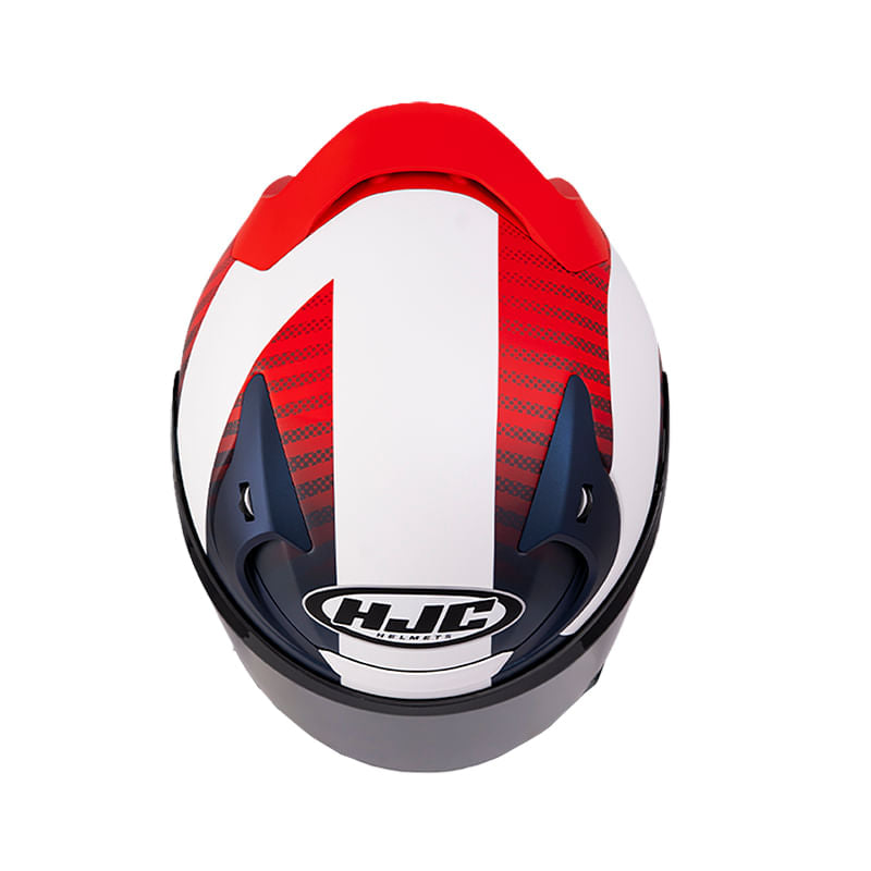 HJC RPHA 1 V2 Carbon Quartararo Le Mans III Azul Rojo - vista 3