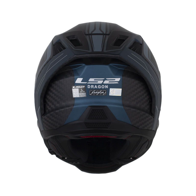 LS2 FF807 Dragon Subic Azul Negro Mate - vista 2