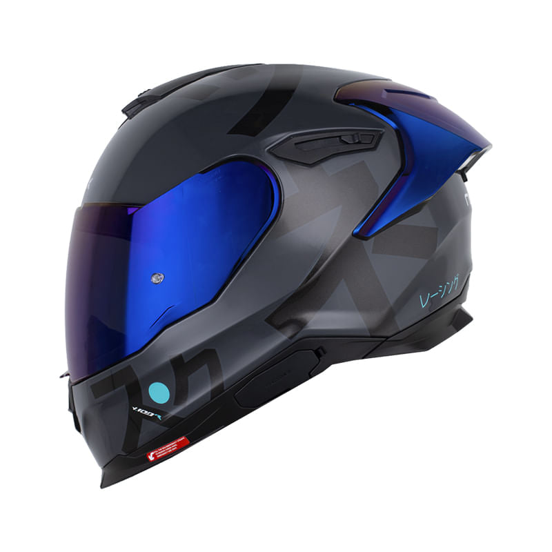 Nexx Y.100R Nippon Gris Negro - vista 1