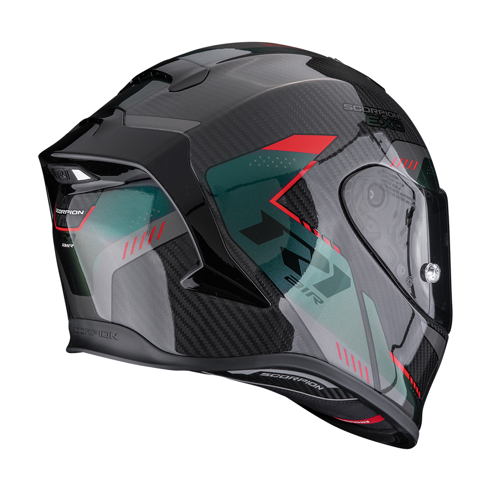 Scorpion EXO-R1 EVO Carbon Air Propel Negro Verde - vista 3