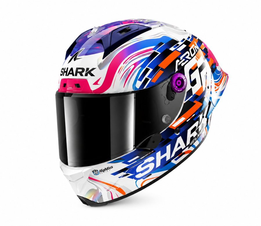 Shark Aeron GP Rep Zarco Blanco Brillo - vista 1