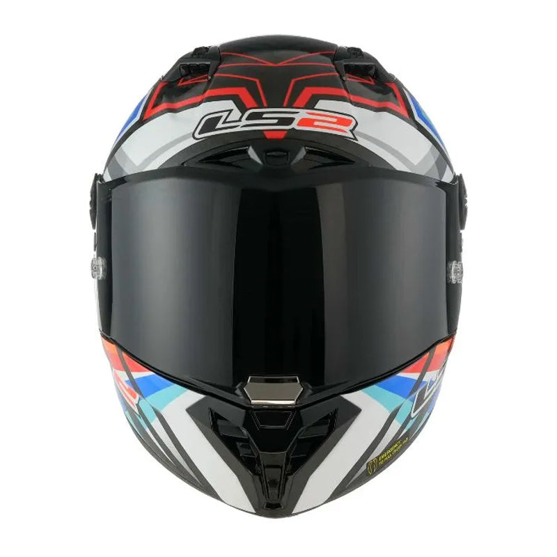 LS2 FF805 Thunder GP Aero Flash Blanco - vista 2
