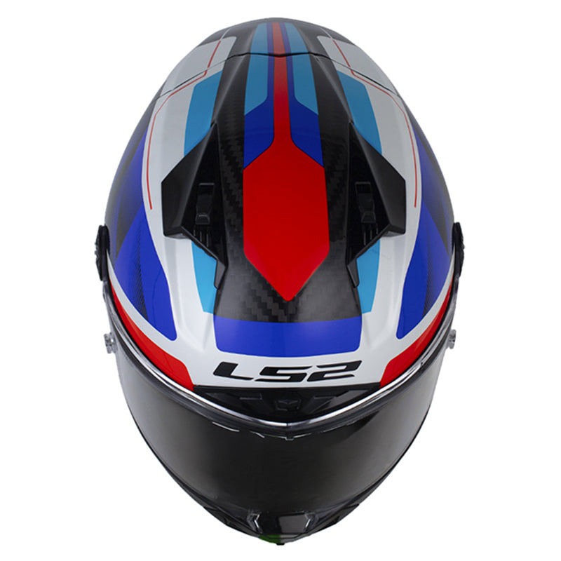 LS2 FF805 Thunder GP Aero Raute Azul Rojo - vista 2