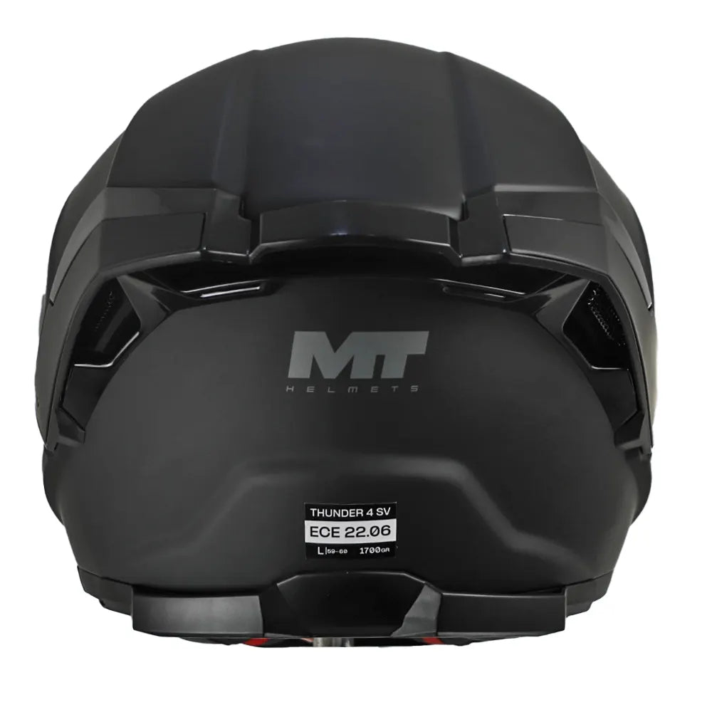Casco MT Thunder 4 R SV Pure A1 Negro Mate - vista 3