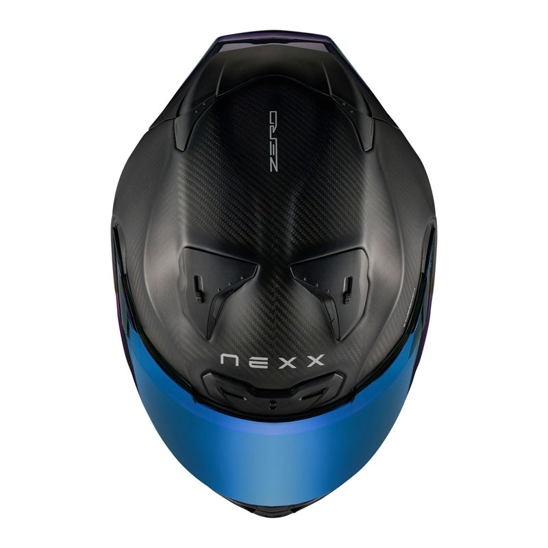 Nexx X.R3R Carbon Zero Pro 2 Negro Con Iridium Blue - vista 2