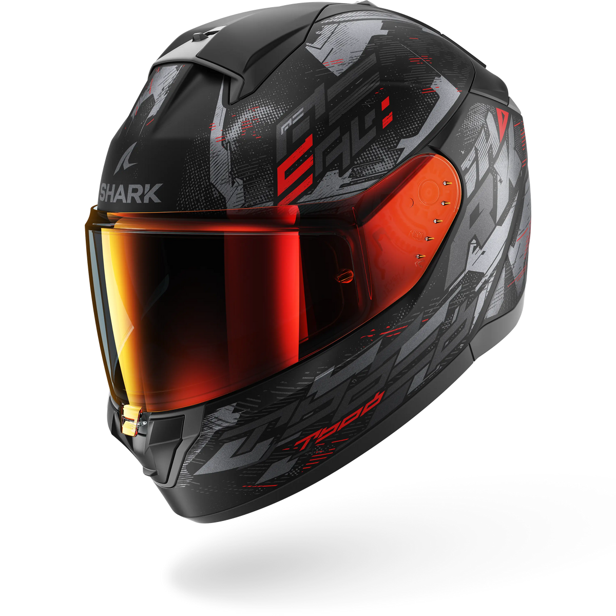 Shark Ridill 2 Molokai Negro Gris Rojo Mate - vista 1