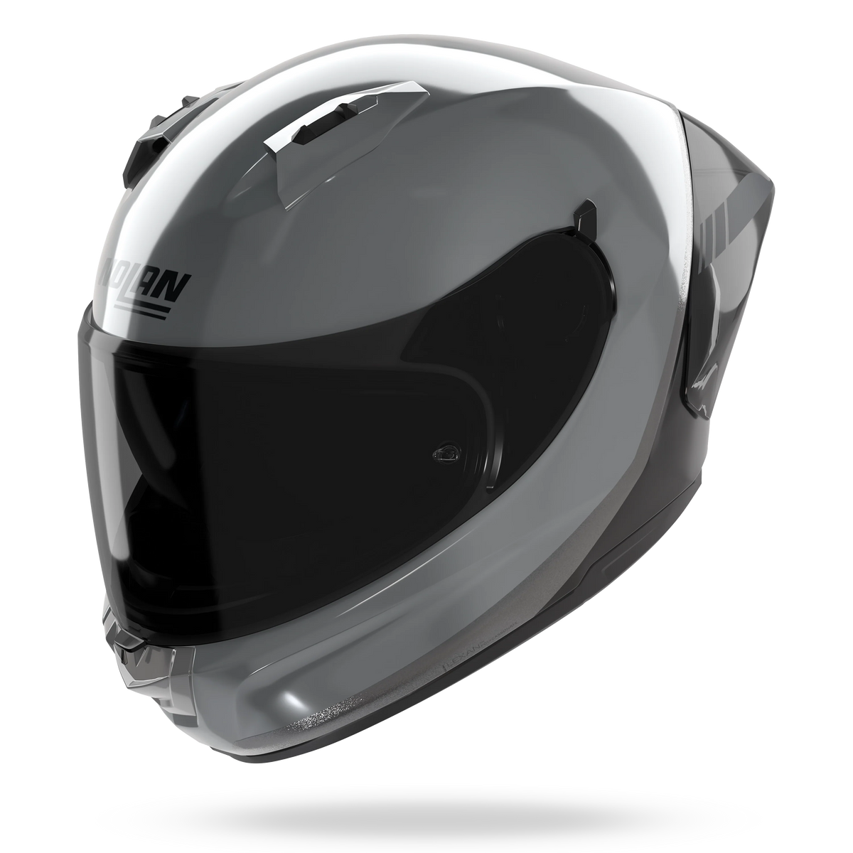 Nolan N60-6 Sport Verniciatur Gris Negro Brillo - vista 1
