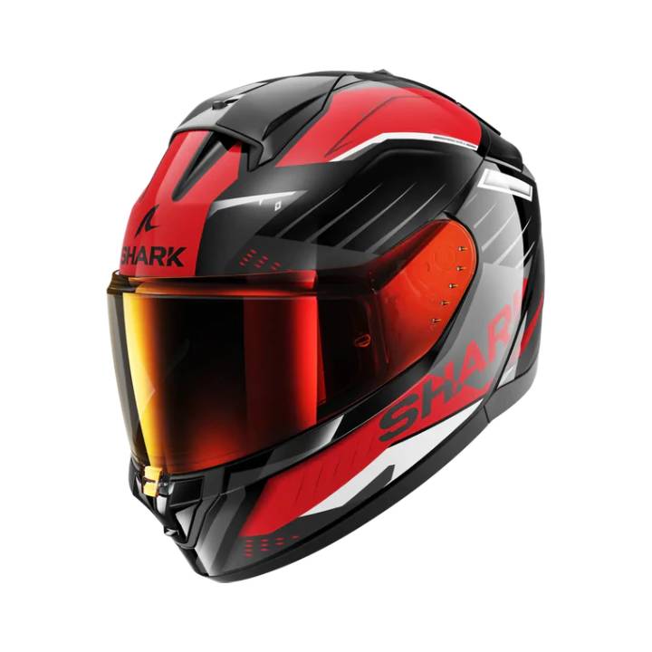 Shark Ridill 2 Bersek Negro Rojo Blanco Brillo - vista 1