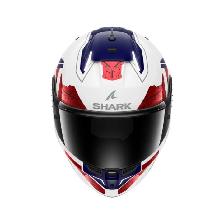 Shark Skwal i3 Rhad Blanco Rojo Azul Brillo - vista 2