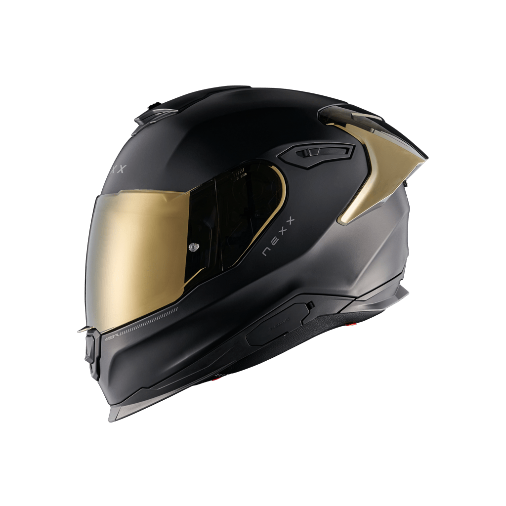 Nexx Y.100R Subsonic Negro Dorado - vista 1