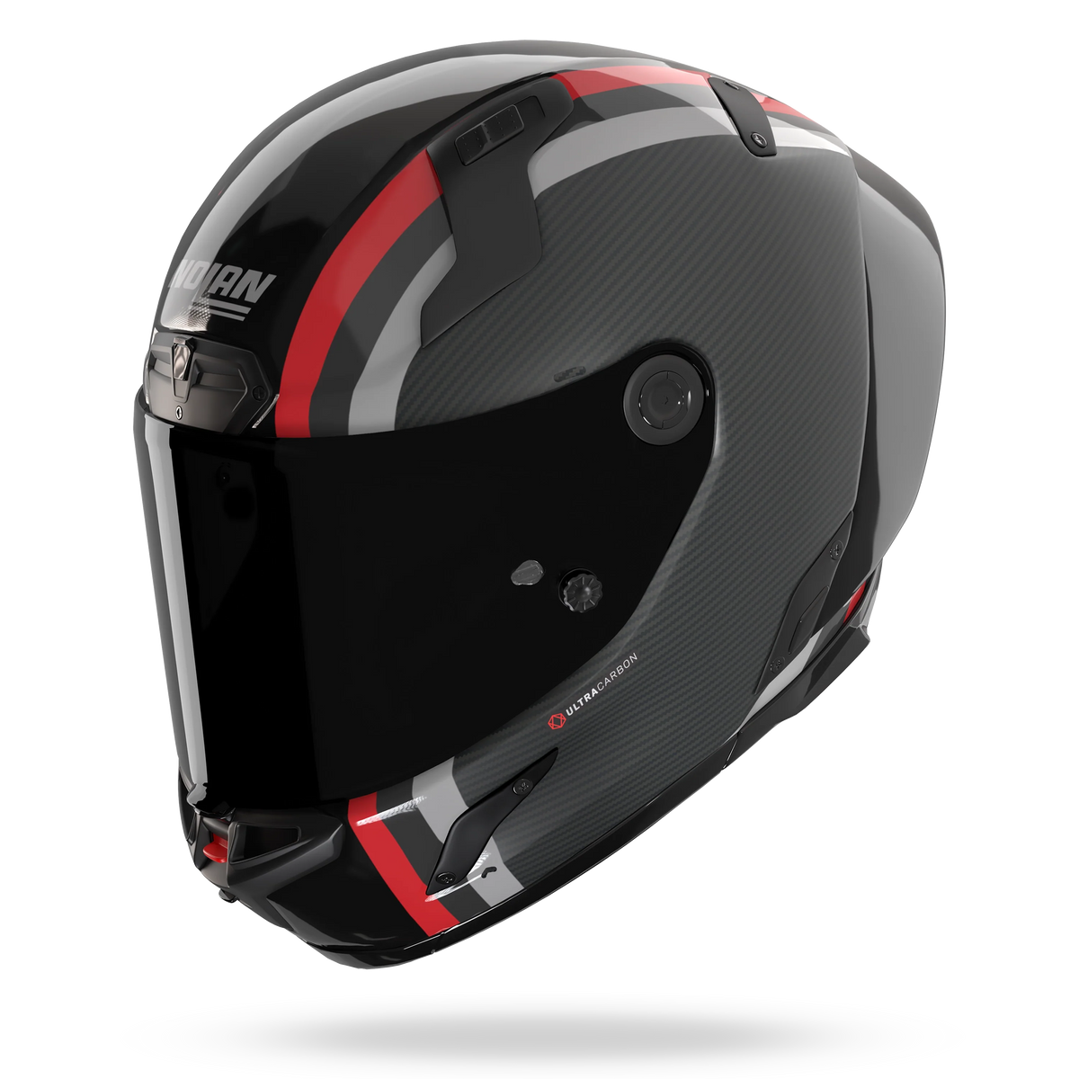 Nolan X-804 RS Ultra Carbon Gemini Negro Rojo - vista 2