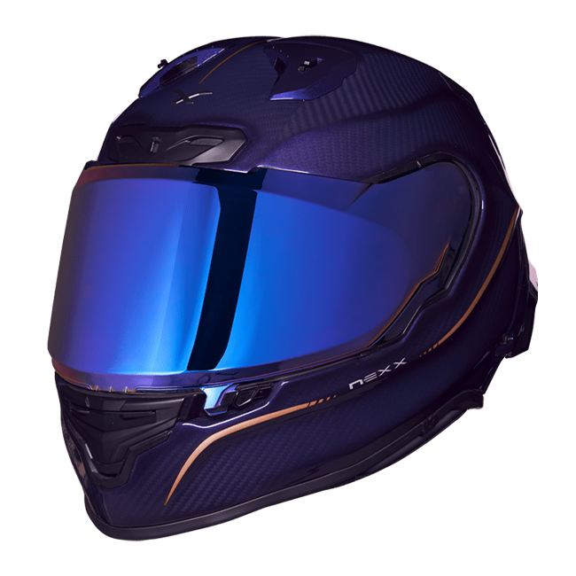 Nexx X.R3R Carbon Hagibis Morado - vista 2