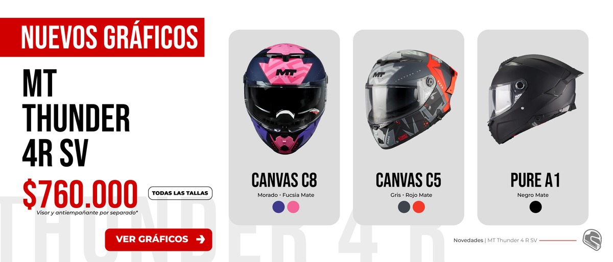 MT Thunder 4R SV Novedades - Rider Site 