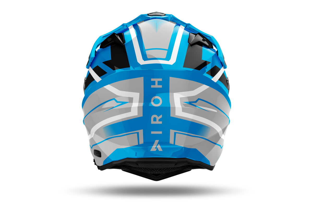 Airoh Commander 2 Mavick Cerulean Azul Gris Brillo - vista 3