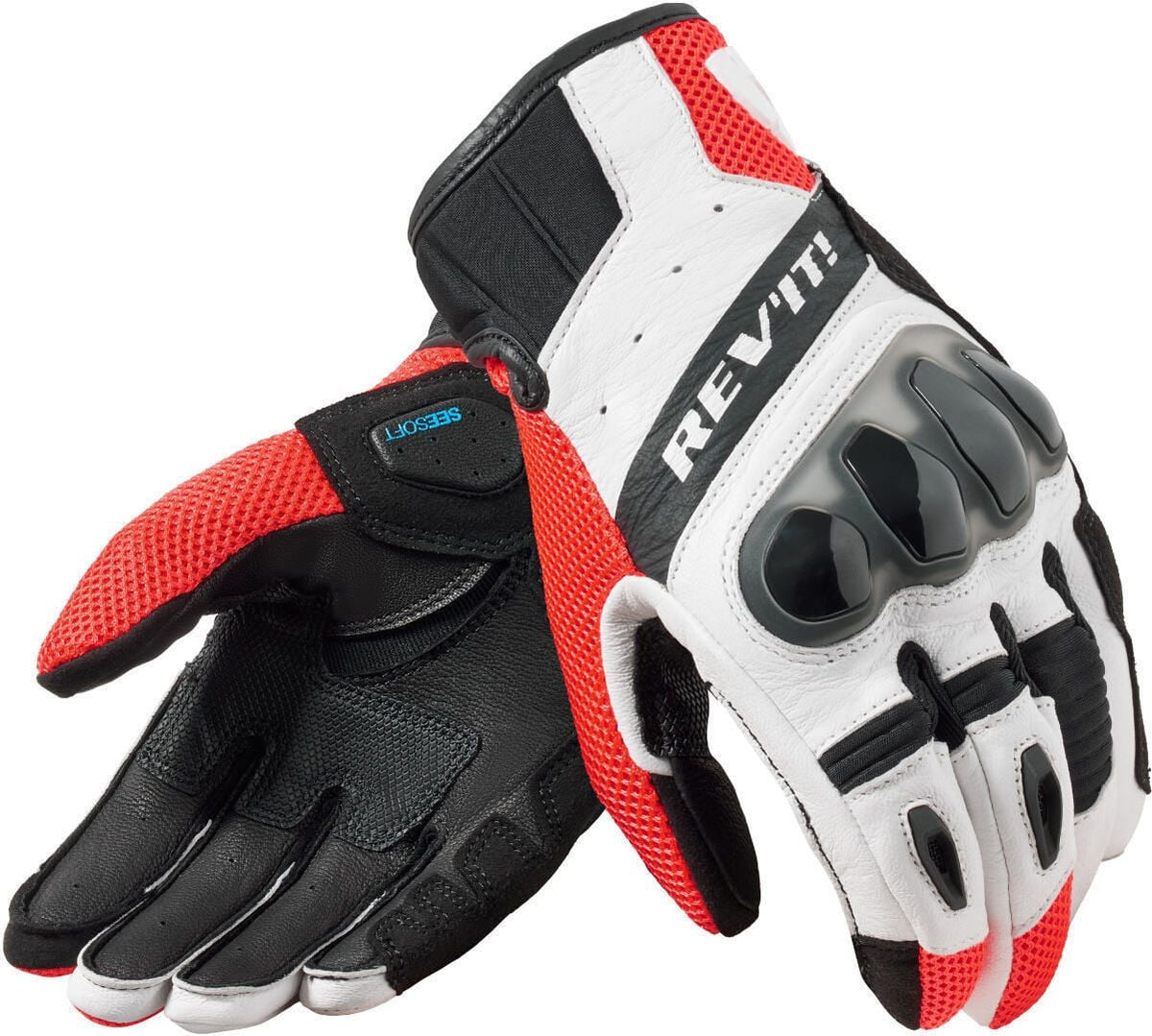 REV'IT! Ritmo Negro Rojo Neón - vista 1