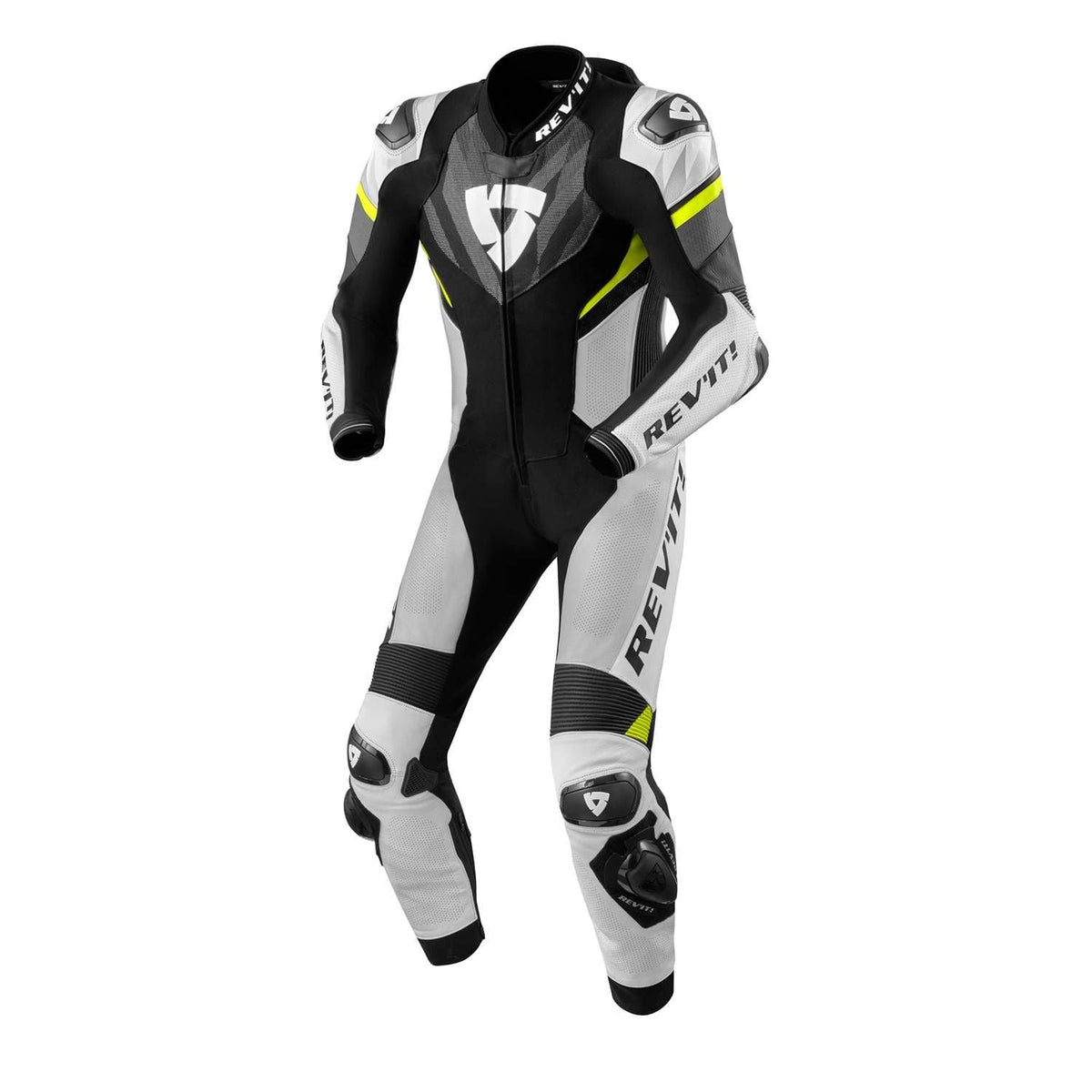 REV'IT! Hyperspeed 2 1 Pieza Blanco Negro Neón - vista 1