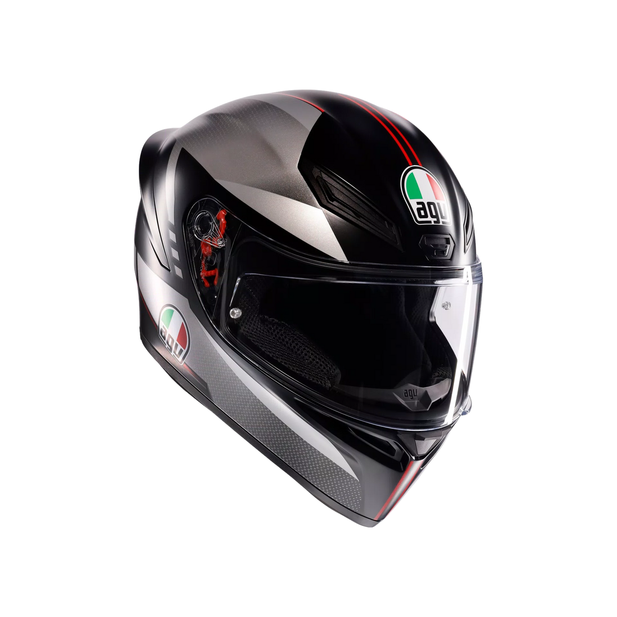 AGV K1 S Lap Negro Gris Mate - vista 1