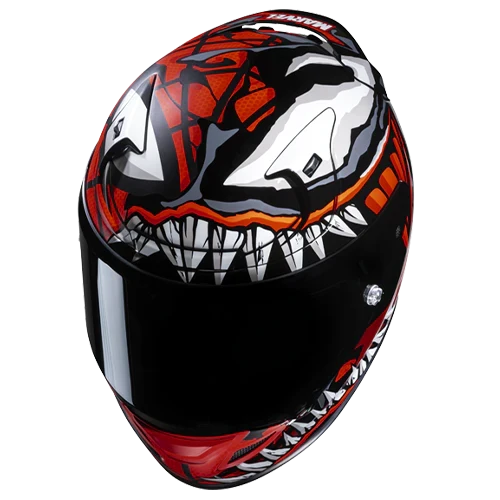 HJC RPHA 12 Maximized Venom MC1SF Rojo Brillo Mate - vista 3