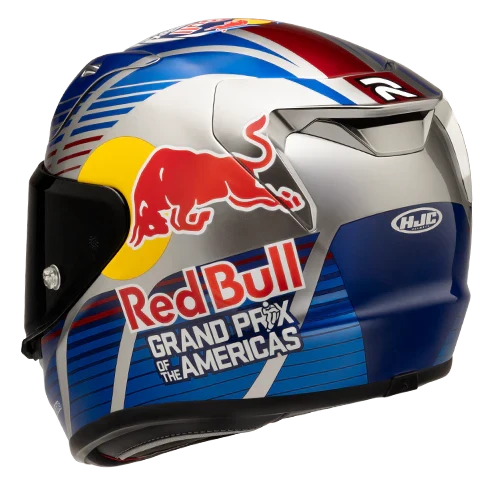 HJC RPHA 12 Red Bull Austin GP II MC21 Azul Rojo Brillo - vista 3