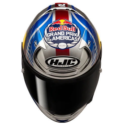 HJC RPHA 12 Red Bull Austin GP II MC21 Azul Rojo Brillo - vista 2