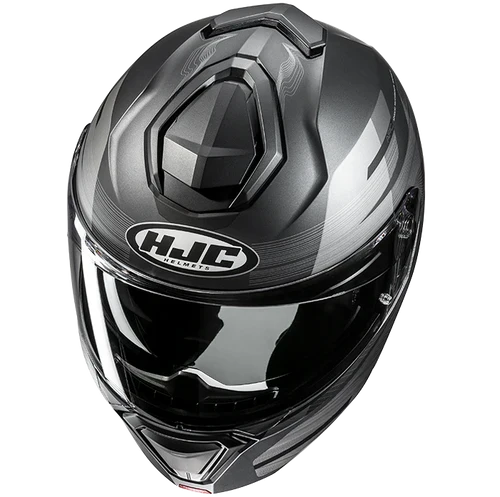 HJC i91 Dusk Gris Negro - vista 2