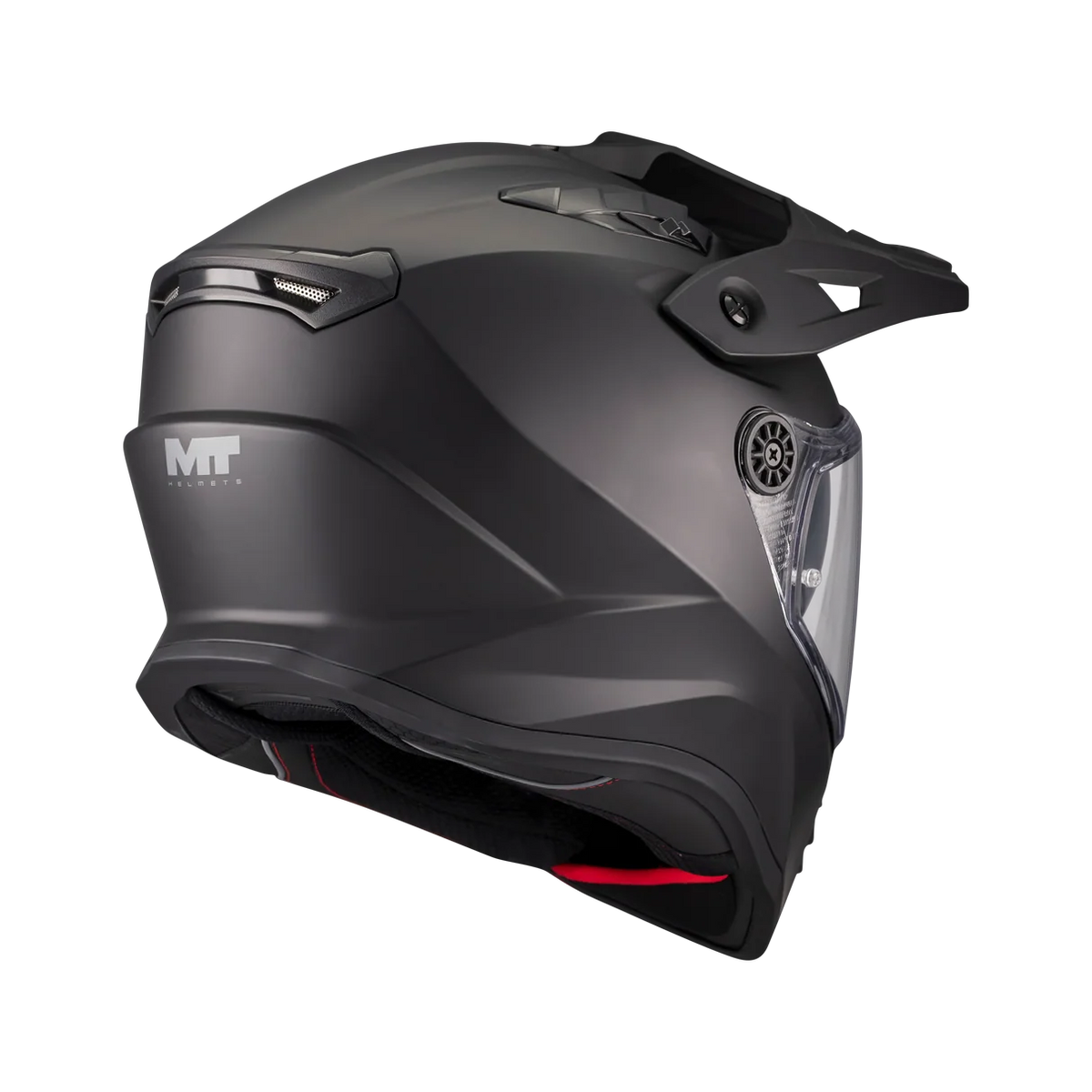Casco MT Track SV Nomad C0 Blanco Rojo Azul Brillo - vista 4