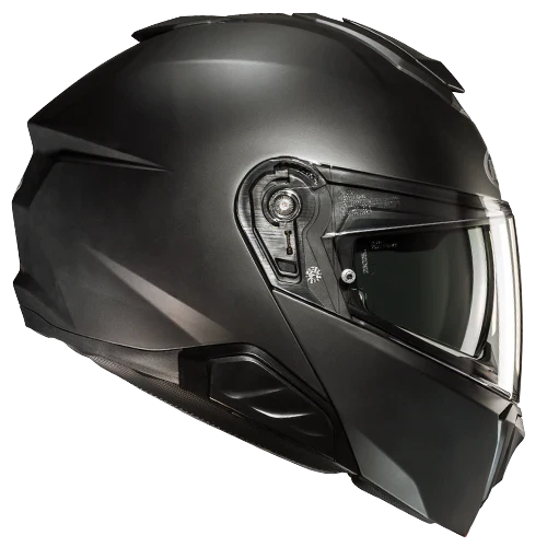 HJC i91 Solid Negro Mate - vista 3
